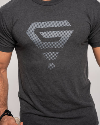 Gradient Graphic Tee Black