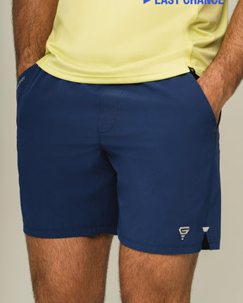 Performance Stretch Woven Short Blue Print